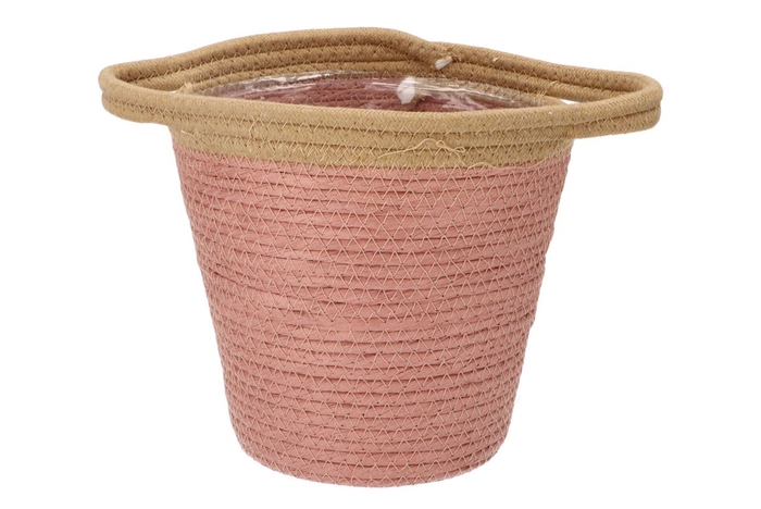 Tripoli Pink Pot Basket 23x23cm