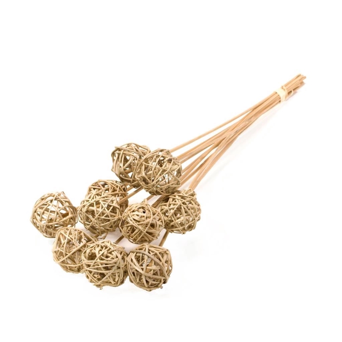 <h4>Brunch ball 5cm o/s 10pc natural</h4>