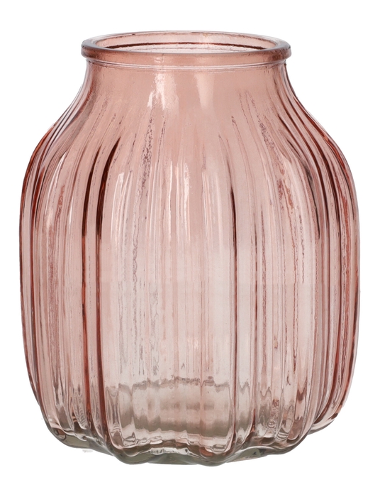 <h4>DF02-664324700 - Vase Suko d8.5/13.8xh16 old pink</h4>