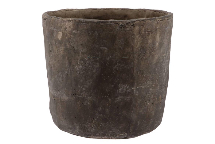<h4>Iron Stone Grey Pot 24x23cm</h4>