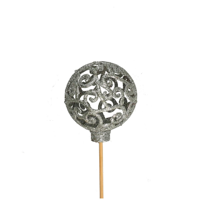 <h4>Christmas sticks 10cm Ball baroque 60mm</h4>
