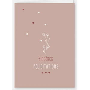 Sincères félicitations (1126056F)