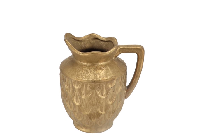 <h4>Inga Boa Gold Vase 18x14x21cm</h4>