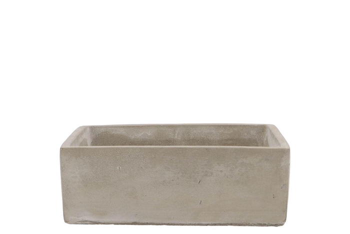 Concrete Bowl Square 20x20x7cm