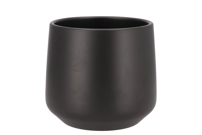 <h4>Ceramic Anthracite Matt Pot Berlin 18cm</h4>