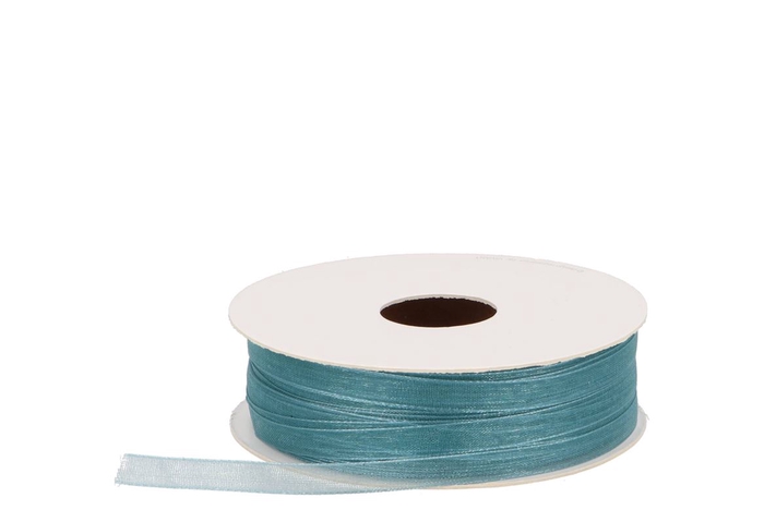 Ribbon Organza 43 Turquoise 50mx7mm Nm