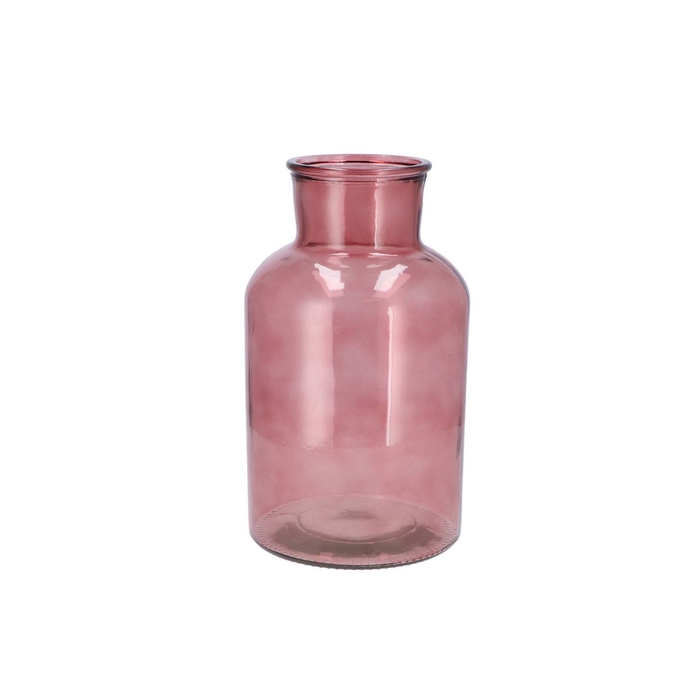 <h4>Dry Glass Blush Pink Milk Bottle 17x30cm Nm</h4>