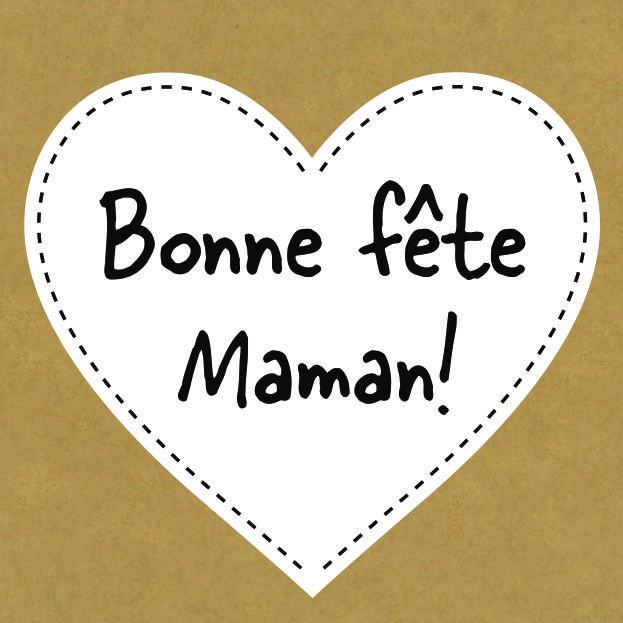 <h4>Mothersday Card 7*7cm x20 Bonne fête maman</h4>
