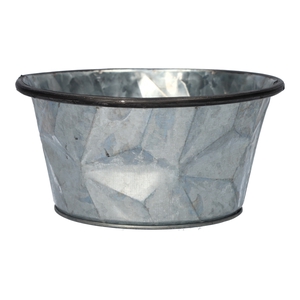 DF04-666773600 - Planter Zinna d15.5xh8 natural