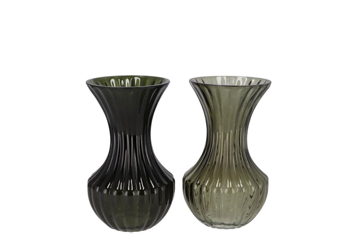 Taylor Green Vase Cone Neck Ass 7x11cm