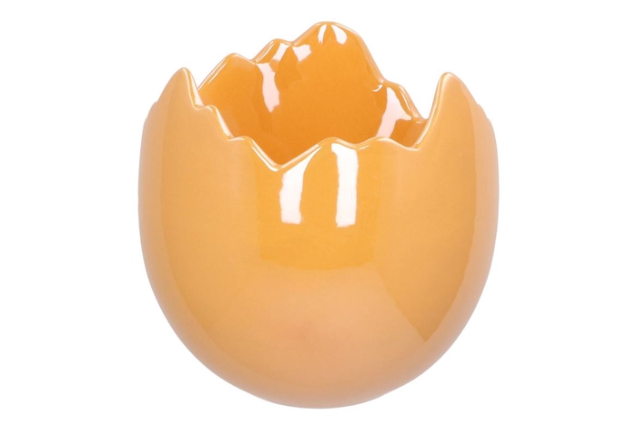 <h4>Easter Egg Pearl Peach Pot 17x17cm</h4>