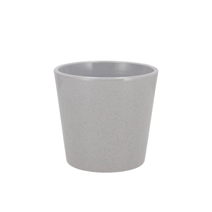 <h4>Ceramic Grey Stone Pot Orchid 14x12,5cm</h4>