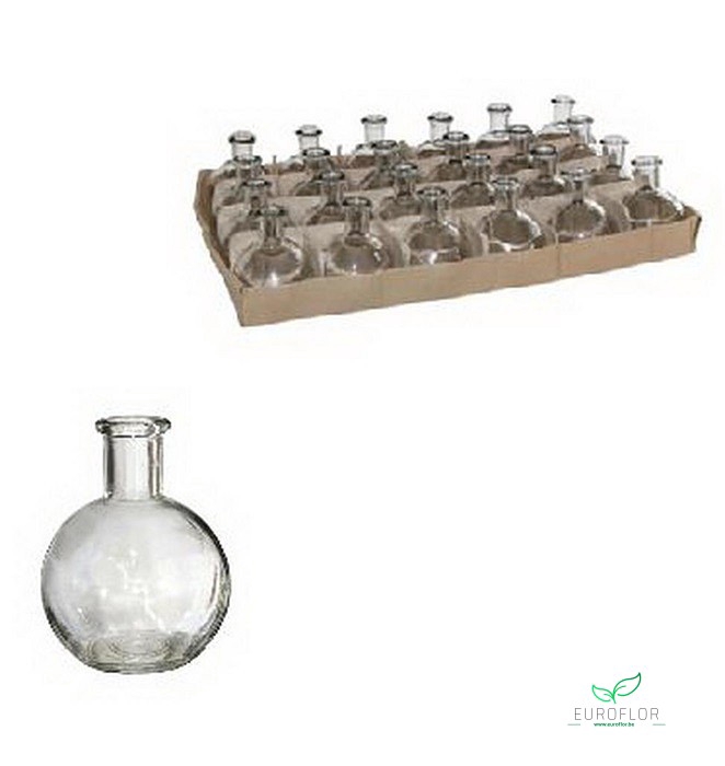 GLASS BALL BOTTLE D8 H10 24PCS