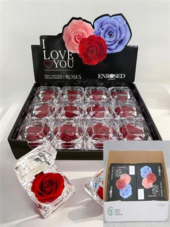 <h4>Preserved Roses In Box Red</h4>
