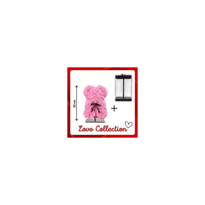 <h4>Arr6 Deco Beer 25cm - Licht Roze</h4>