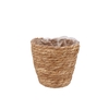 Seagrass Straw Basket Pot Brown 14x14cm