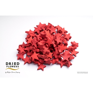 Dried Deco Coconut Star Red