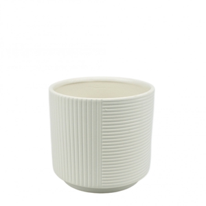 Ceramics Groove pot d13*12.5cm