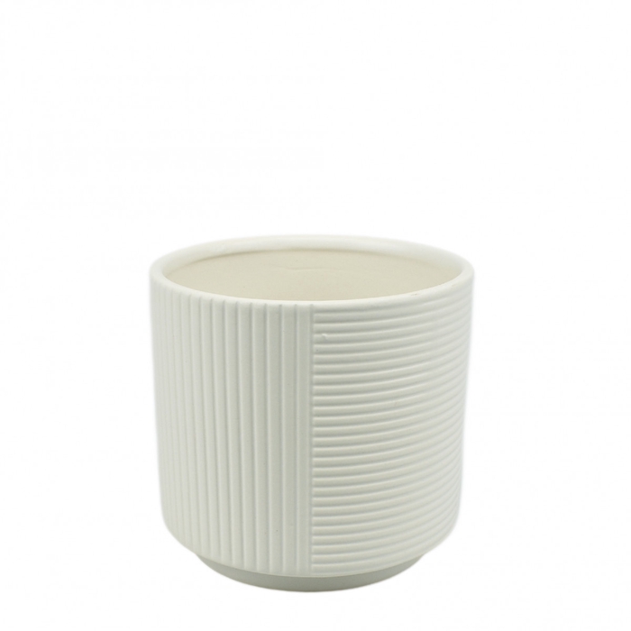 <h4>Ceramics Groove pot d13*12.5cm</h4>