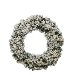 Kerst LED krans snow 35cm