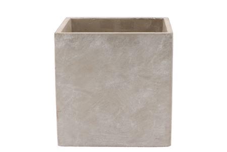 <h4>Concrete Pot Square 17x17x17cm Nm</h4>