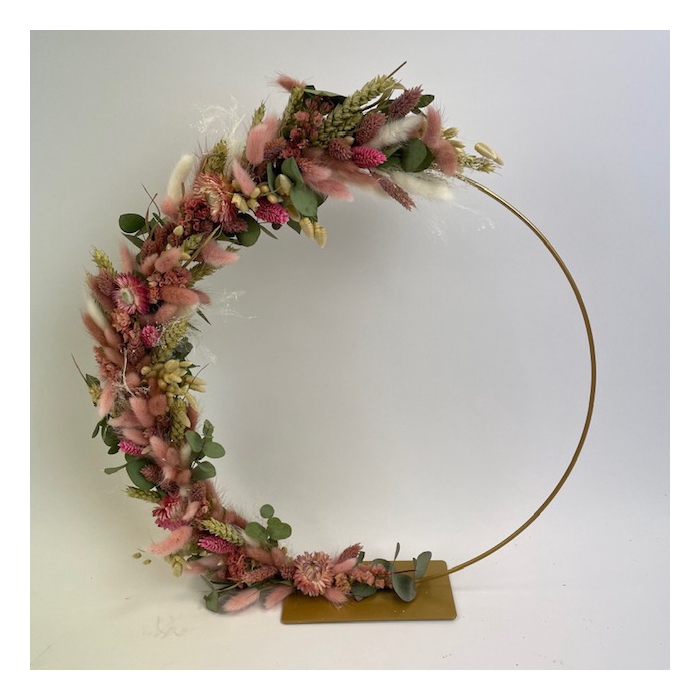 <h4>Boog 50cm roze droog</h4>