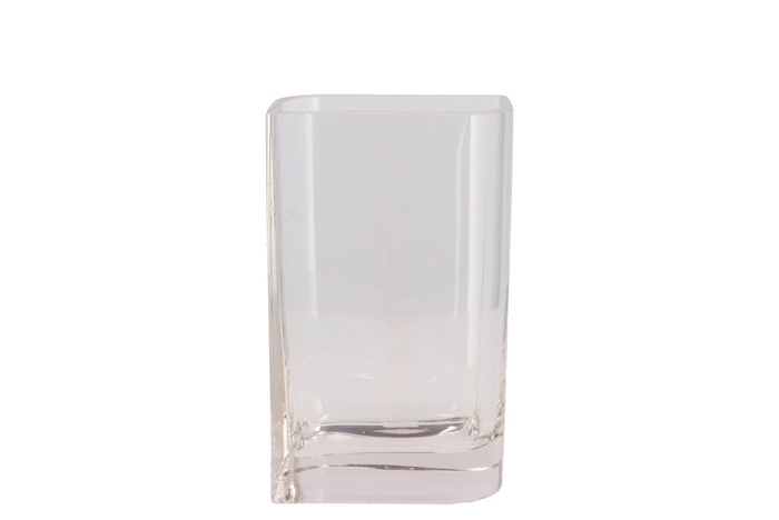 Glass Rectangular Vase 20x11x9cm