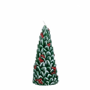 Kerst Kaars boom d06*15cm