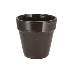 Ebbi Moss Black Pot Glaze 25x25cm Nm