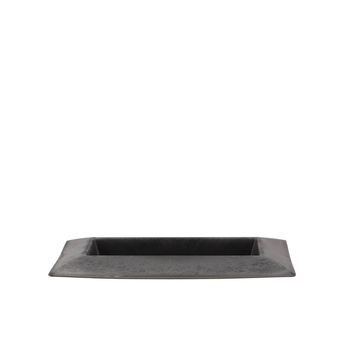<h4>Melamine Grey Tray Rectangle 28x16x3cm Nm</h4>