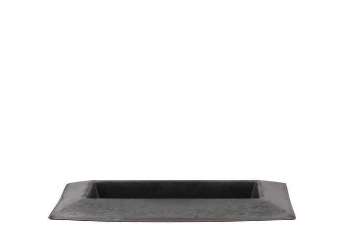 Melamine Grey Tray Rectangle 28x16x3cm Nm