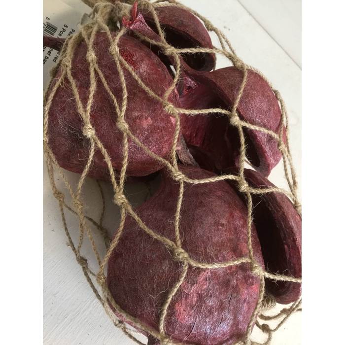 <h4>BUDDHA NUTS PEARL WASHED RED</h4>