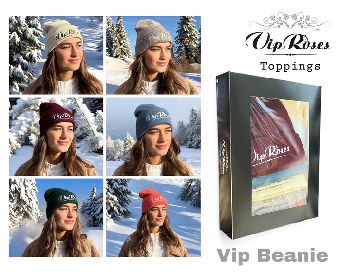 VIP ROSES BEANIE SET OF 6 24/25