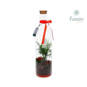 Green Bottle Fles XLarge Love met arrangement