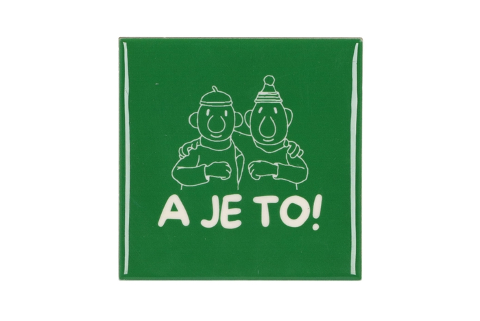 Tile A Je To Green 10x10x1cm