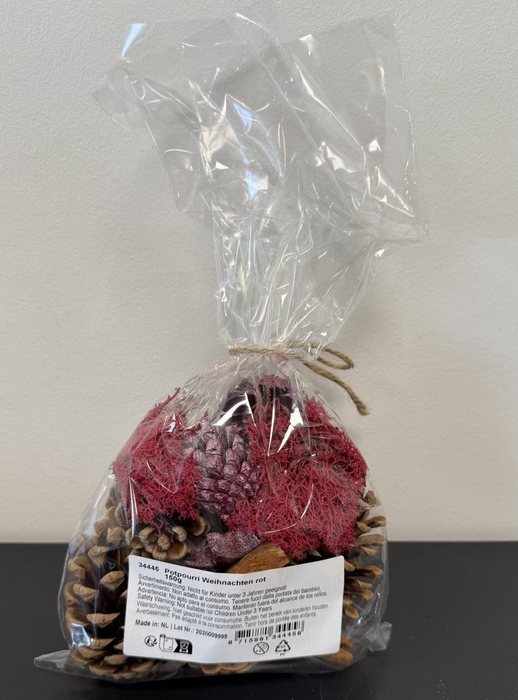 <h4>DECO Potpourri Christmas red - 1 pcs</h4>