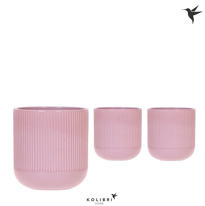 <h4>Kolibri Home Flare pot purple</h4>