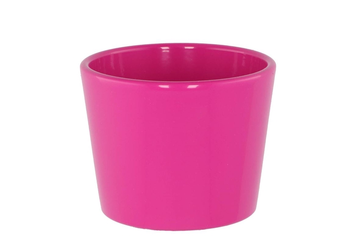 <h4>Ceramic Pot Pink Shiny 11cm</h4>