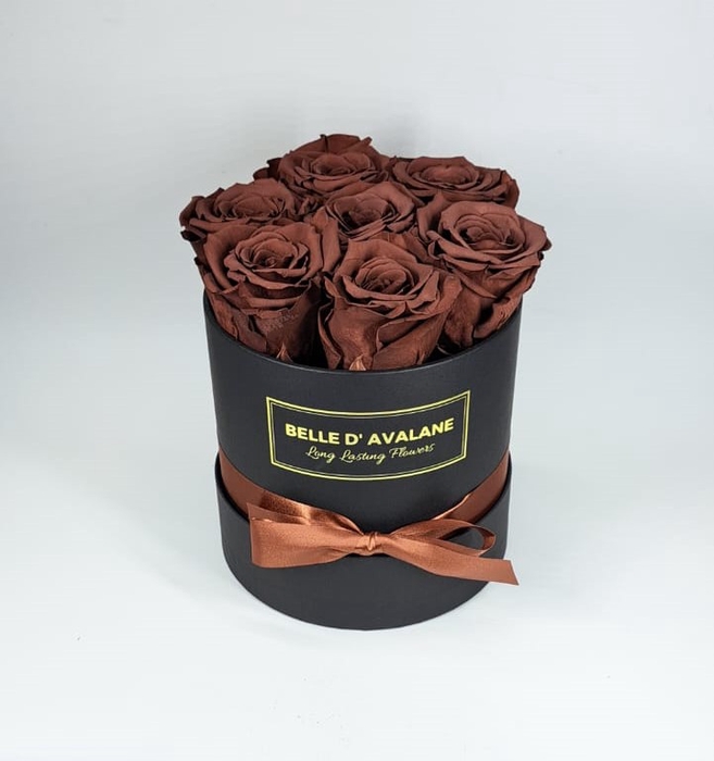 Box rd 15cm zwart-grape (grp02)