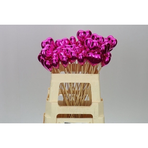 Stick Heart Fuchsia