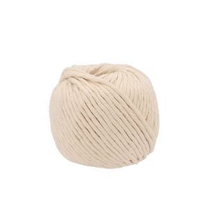 Ribbon Macrame Cord 70 Creme 50mx5mm Nm