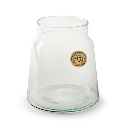 Glass eco vase atlas d14 5 20cm