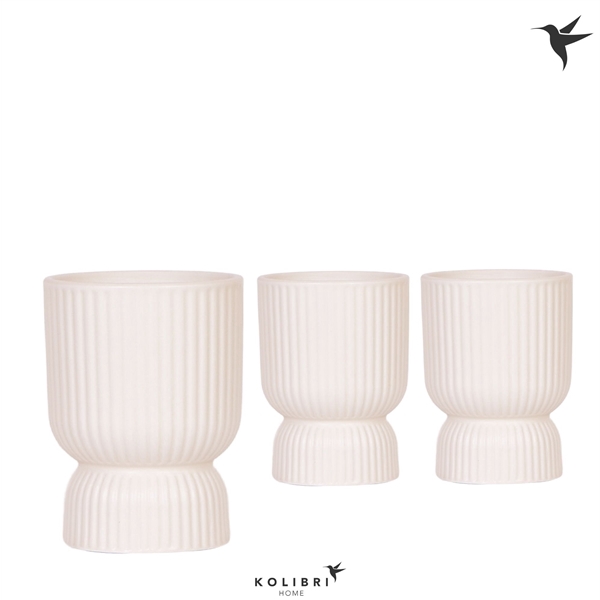 <h4>Kolibri Home Diabolo pot travertine</h4>