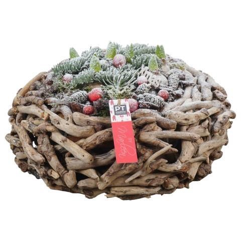 <h4>Opm Pt PTHCH6746 X-mas Hout Pot</h4>