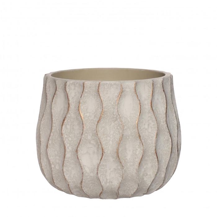 <h4>Ceramics Wave pot d17*13cm</h4>