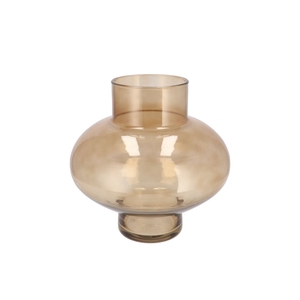 Mira Sand Glass Bulb Low Vase 30x30x30cm