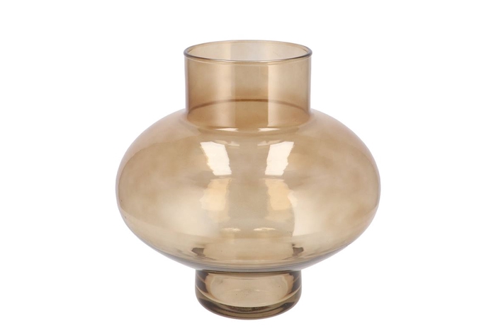 Mira Sand Glass Bulb Low Vase 30x30x30cm