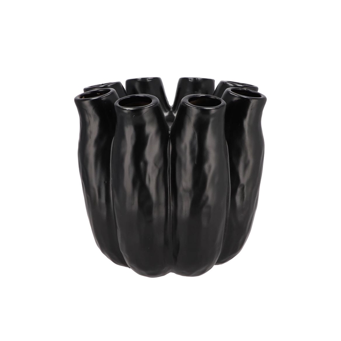 <h4>Luna Black Tube Vase 24x24 Cm</h4>
