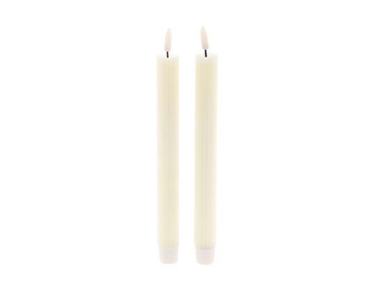 Candle Stripe LED Timer 2Pcs H24.5D2.2