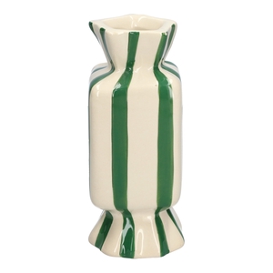 DF03-666581600 - Vase Candy 9x9x20 green/white
